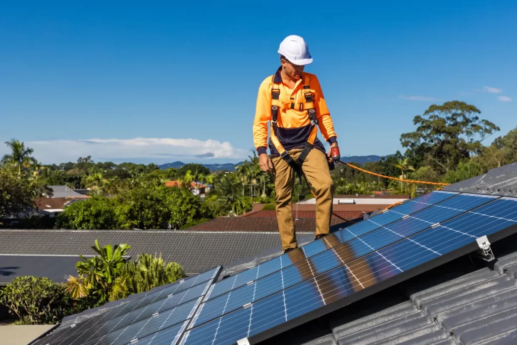 solar panel installation