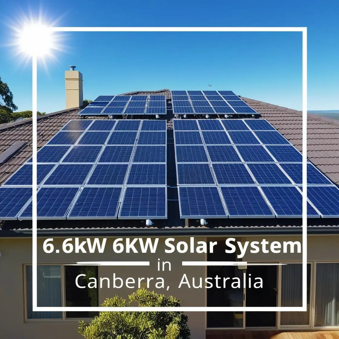 6.6kW Solar System Canberra