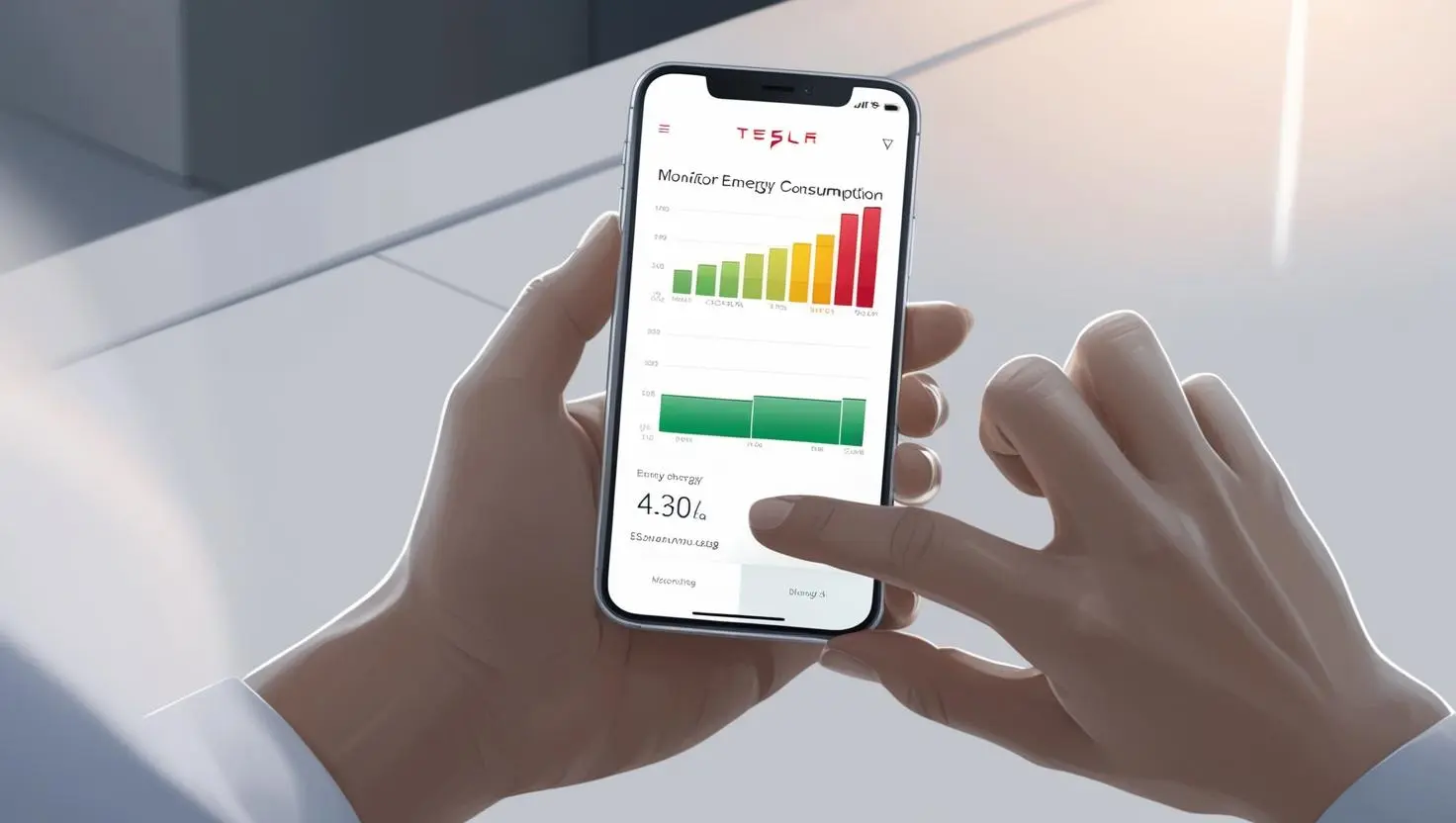 Monitor and manage your energy usage through the Tesla app (1)