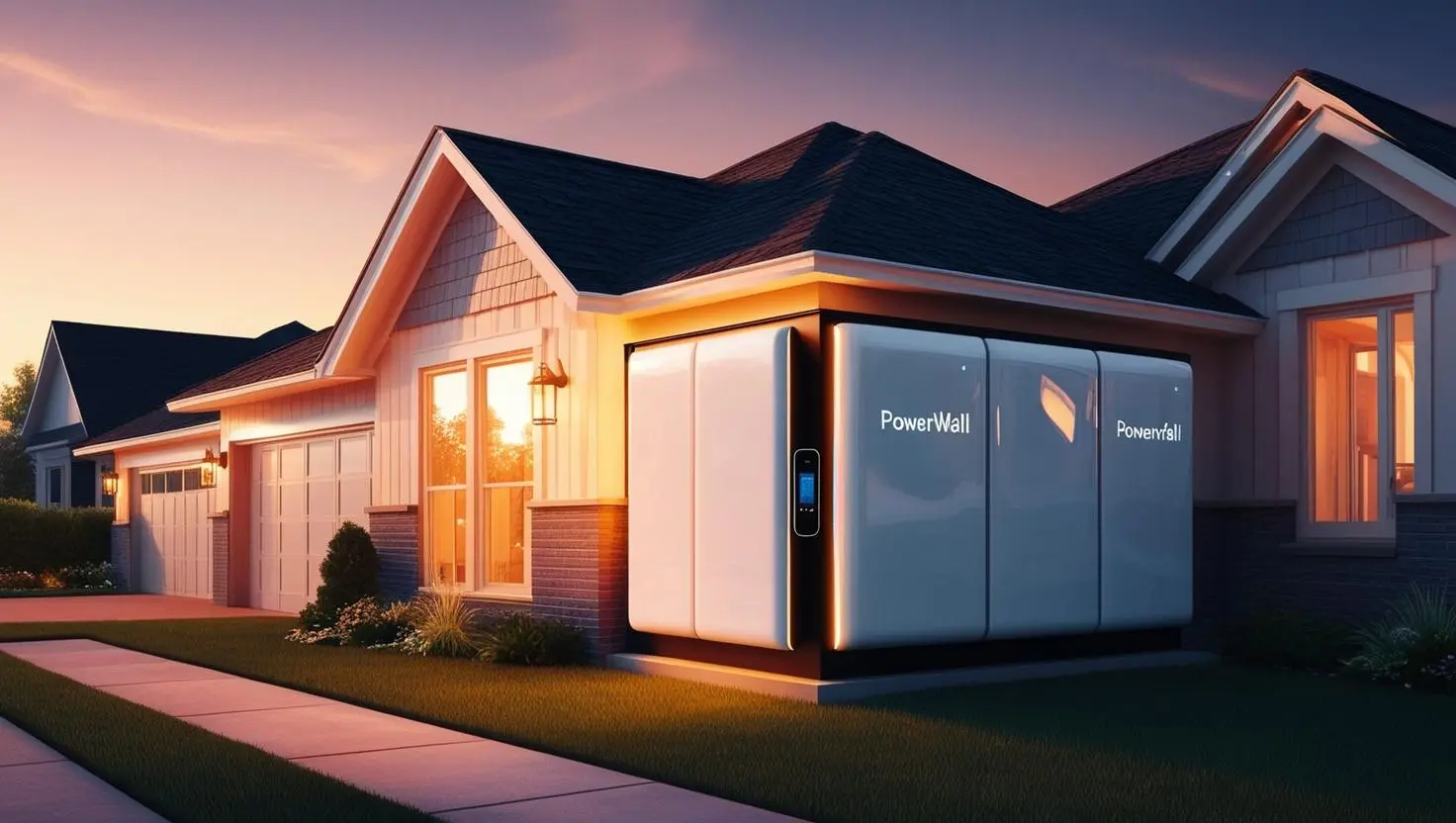 Powerwall powers your home with clean energy